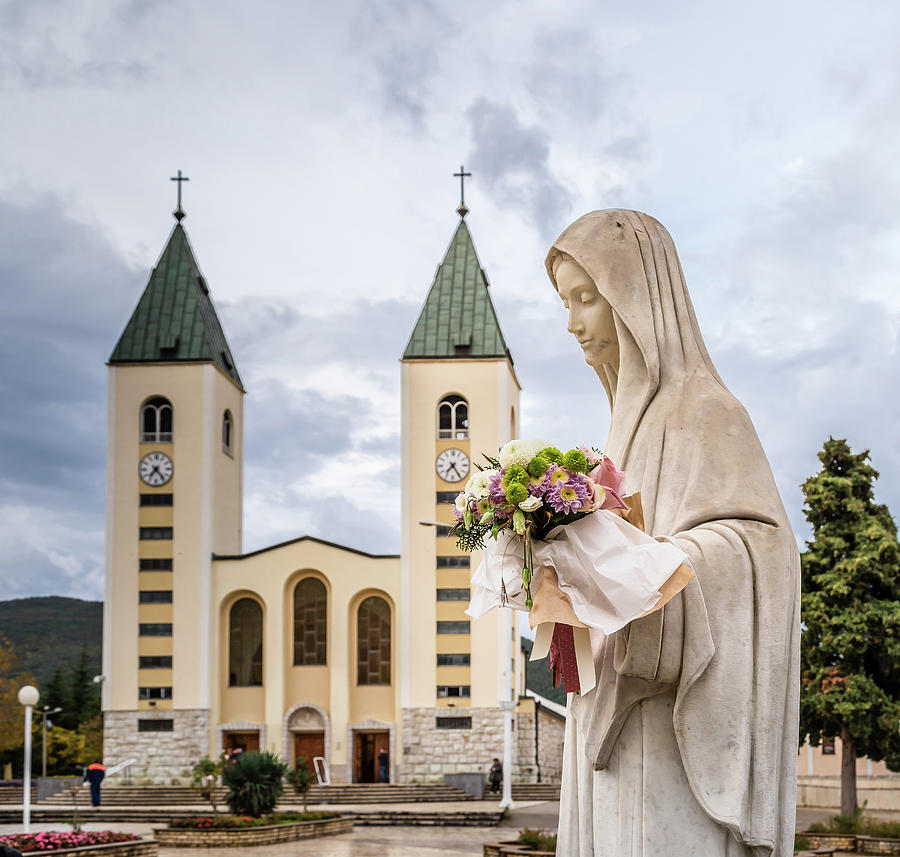 statue of The Blessed Virgin Mary Photograph by Vivida Photo PC