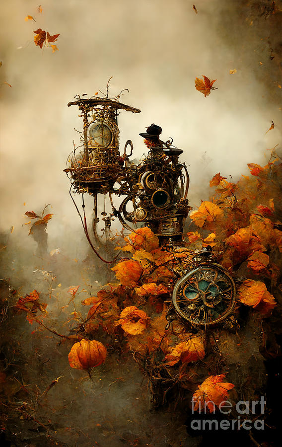 Steampunk Autumn Digital Art