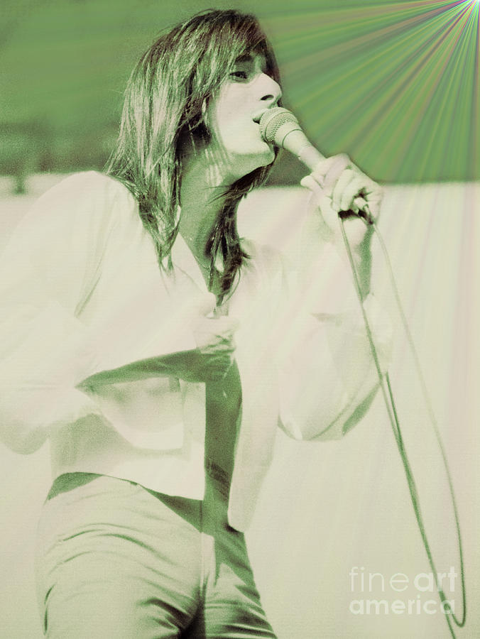 Steve Perry Photograph - Steve Perry of Journey at Day on the Green - Oakland CA  July 27th 1980 #3 by Daniel Larsen