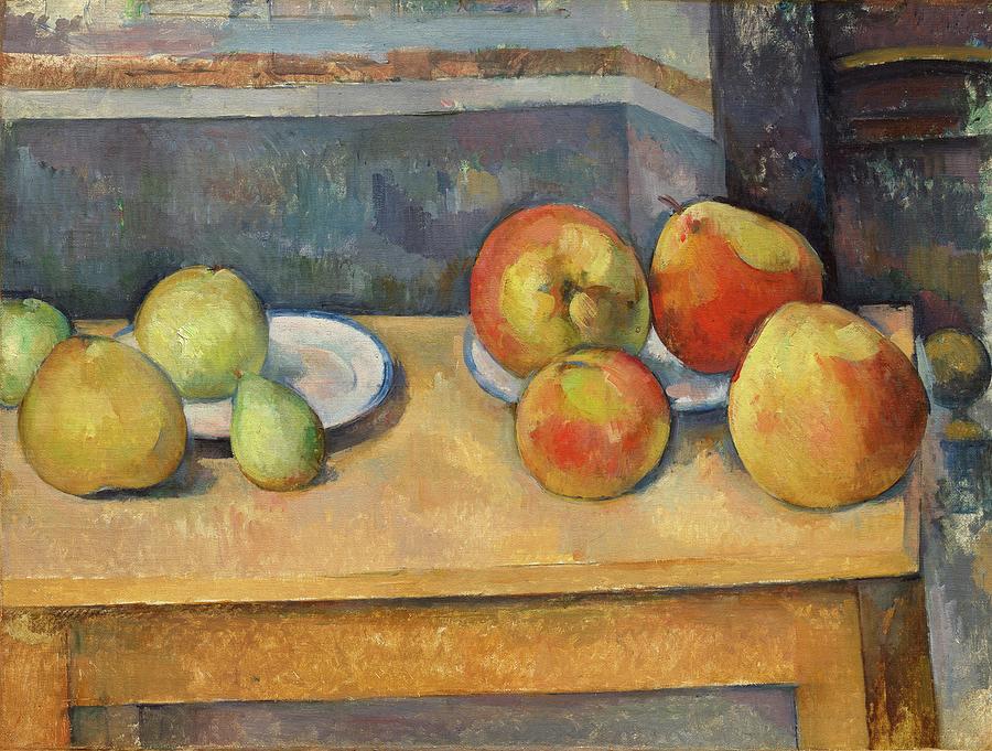 Paul Cezanne Painting - Still Life with Apples and Pears #3 by Paul Cezanne
