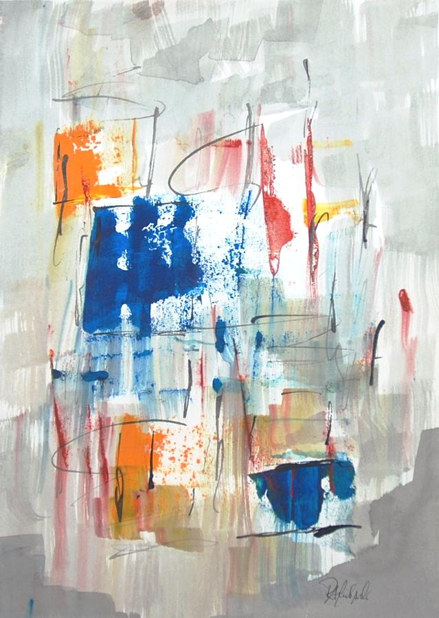 Stillness and Motion #2 Painting by Dick Richards