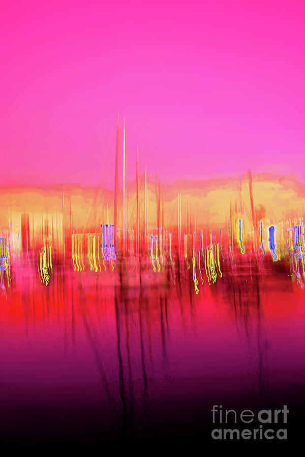Stimulating Intense Feelings - Long Exposure Photo At The Port Of Barcelona Photograph