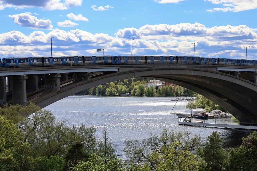 Stockholm bridge #3 Photograph by Alexander Farnsworth