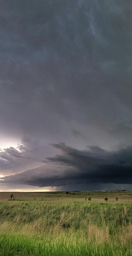 Storm Near Black Wolf, Kansas. 5/26/21 #3 Photograph by Ally White