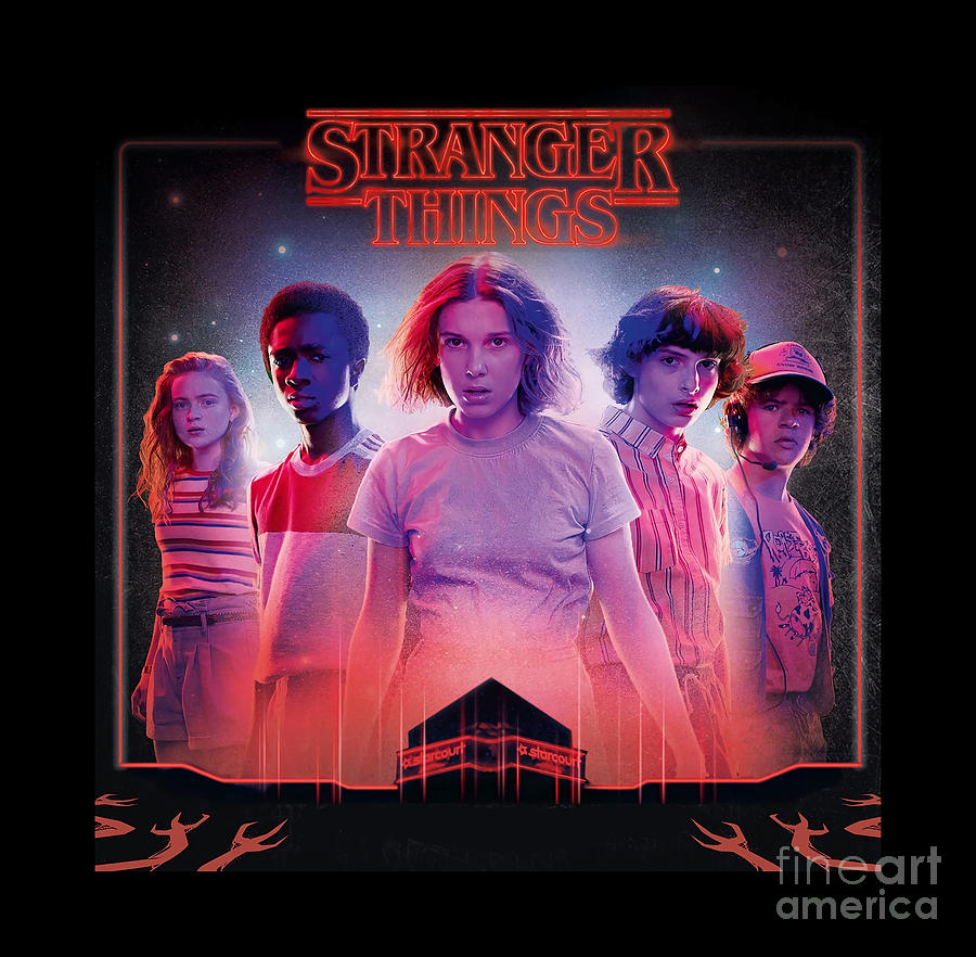 Stranger Things Digital Art by Los Charlos | Fine Art America