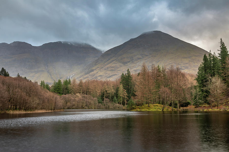 Stunning landscape image of Torren Lochan in Glencoe in Scottish ...