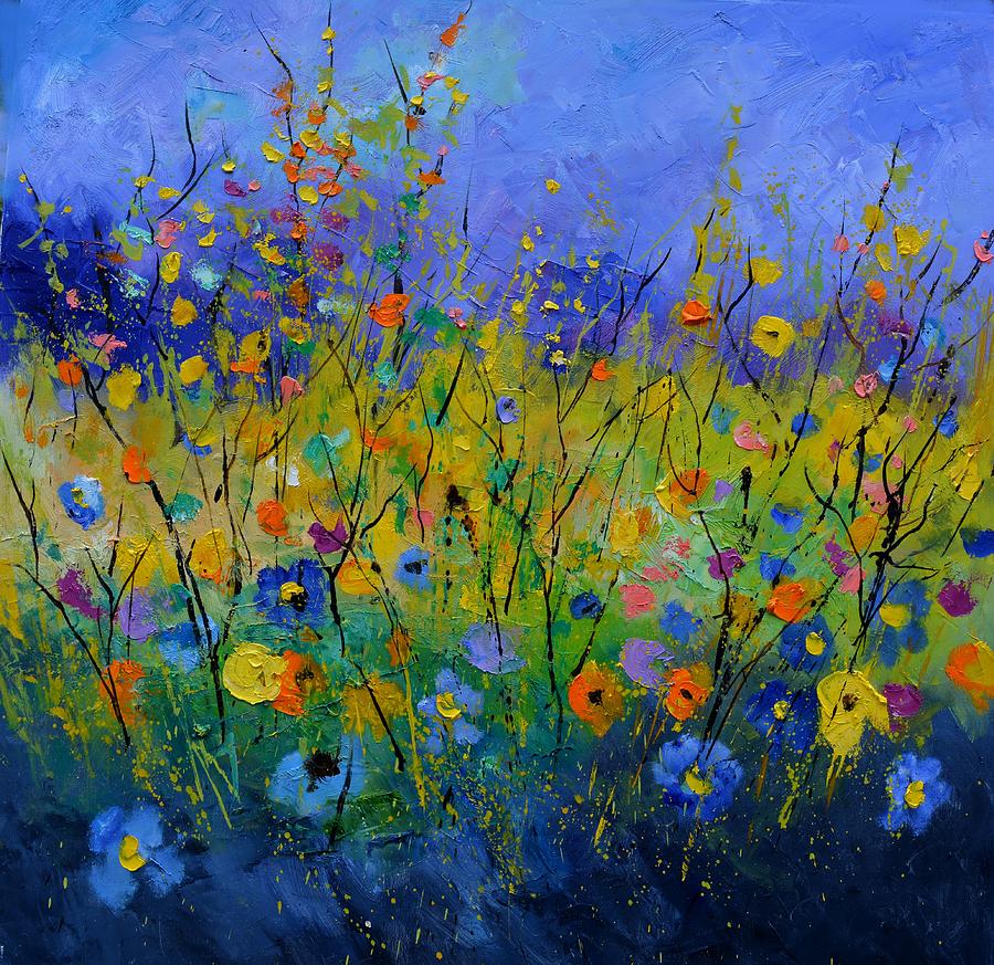 Flower Painting - Summer flowers #1 by Pol Ledent