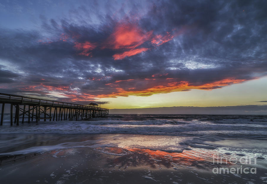 Sunrise at the Pier #3 Photograph by Scott Moore
