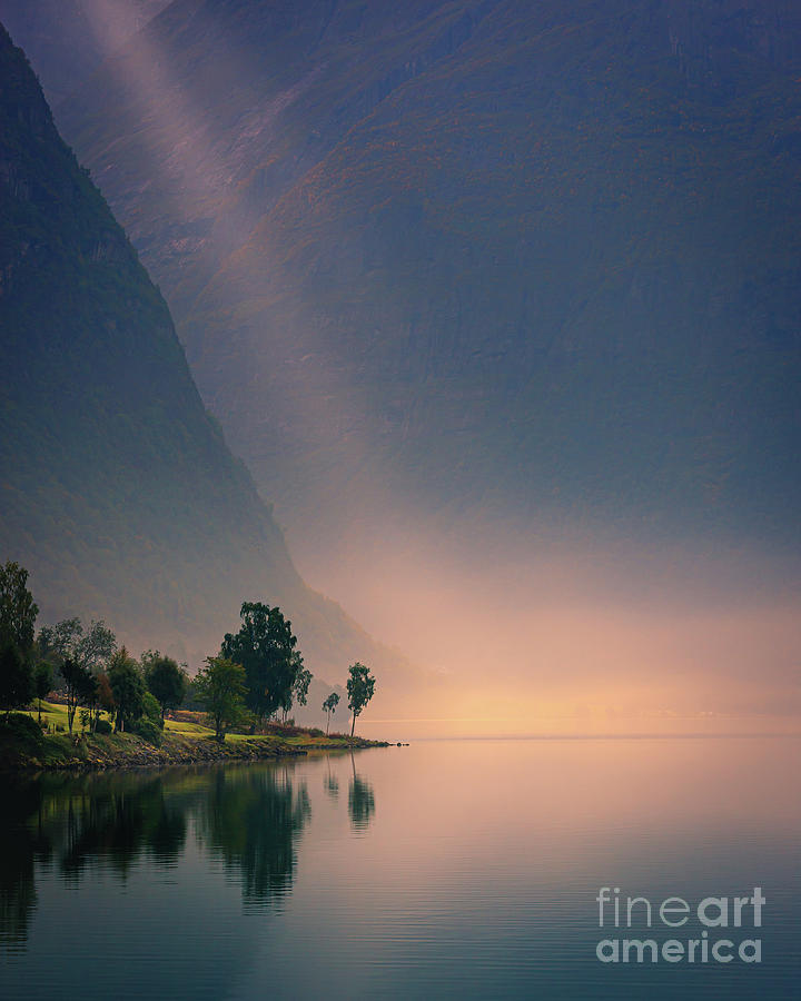 Sunrise Lovatnet, Norway #3 Photograph by Henk Meijer Photography