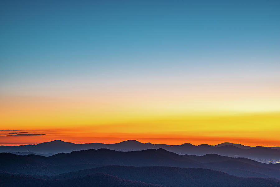 Sunrise - MIlls River Valley Overlook 2021 Photograph by David Simchock ...