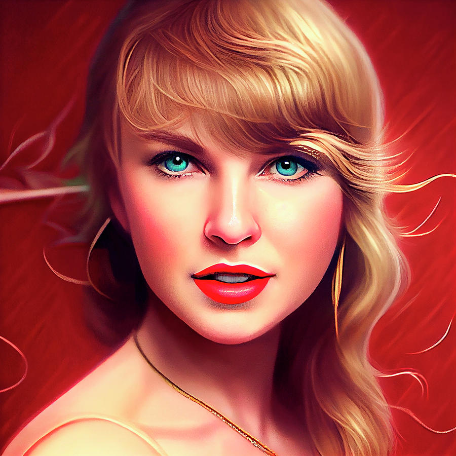 Taylor Swift Art Digital Art by Tim Hill - Fine Art America