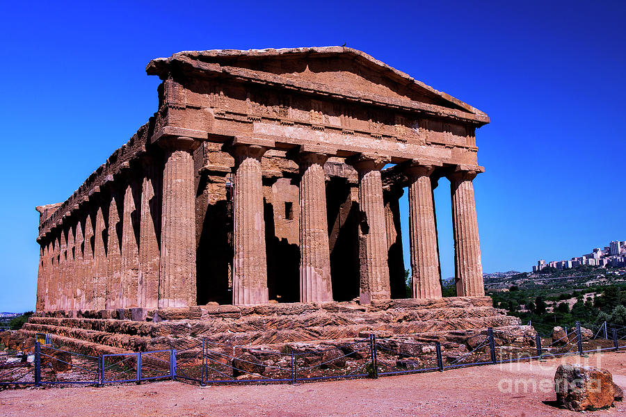 Temple Of Concordia, Largest Best-preserved Doric Temple, Valley Of The ...