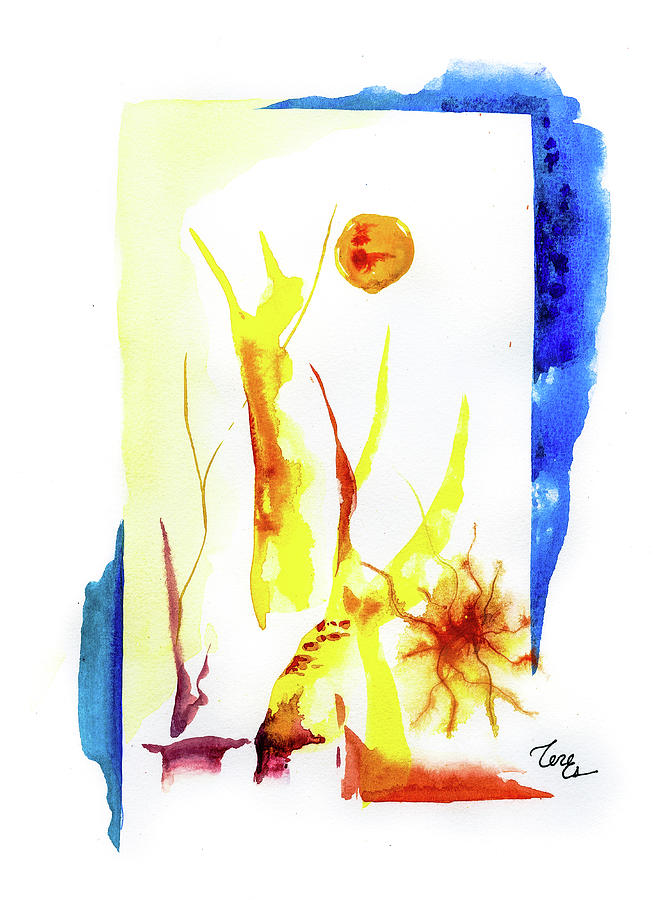 Abstract Painting - Sunshine by Teresa Espinosa