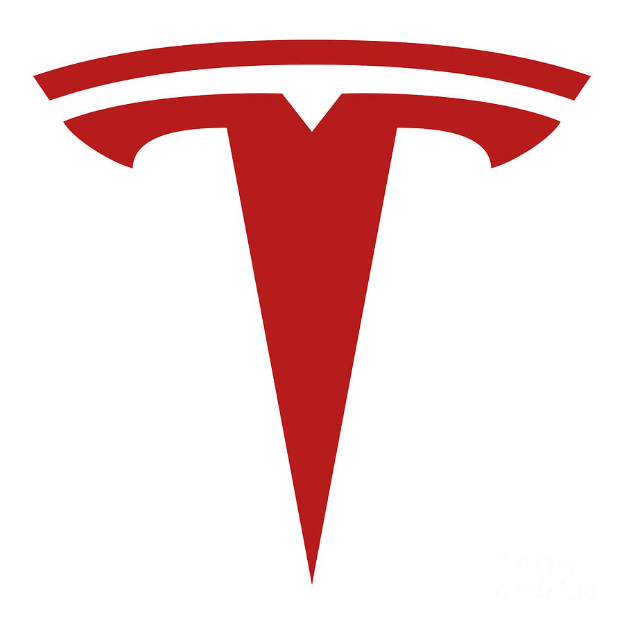 Tesla Logo Digital Art By Ronald Silva Fine Art America