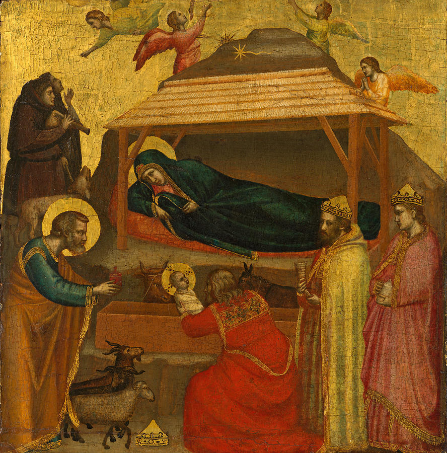 The Adoration of the Magi  #5 Painting by Giotto di Bondone