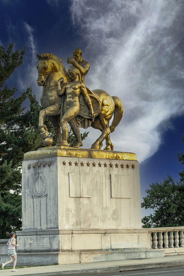 The Arts Of War, Arlington Memorial Bridge, Washington, DC. Photograph ...