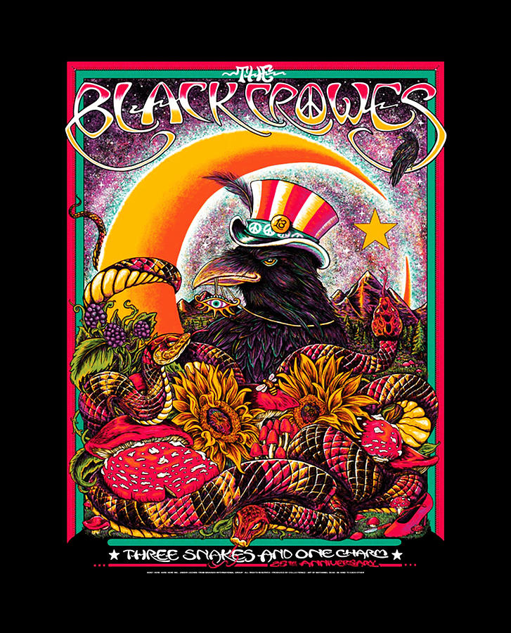 The Black Crowes Best Art Digital Art by Charlie Bird - Fine Art America