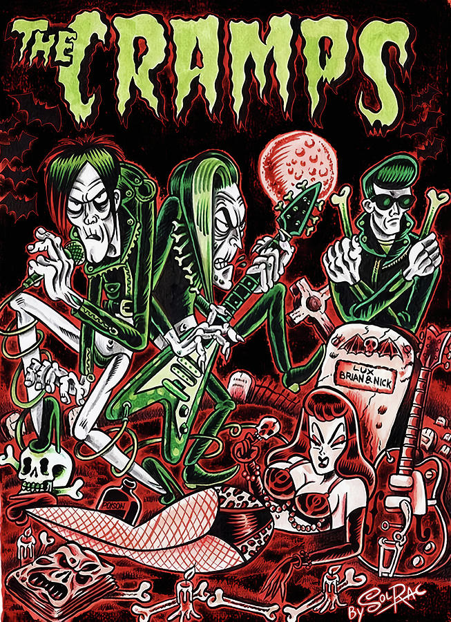 the cramps Poison Ivy logo Digital Art by Maddison Latimer - Pixels