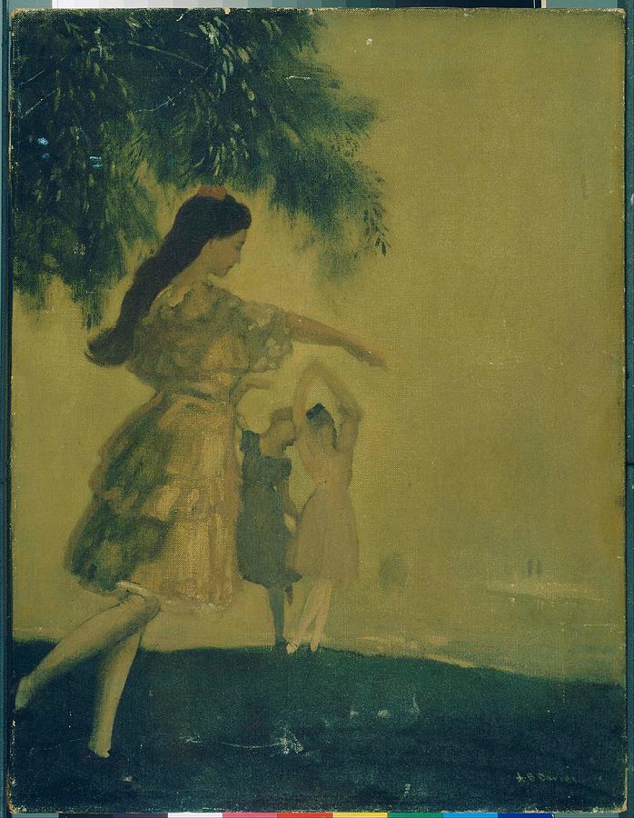 Arthur Painting - The Dancers by Arthur Bowen Davies