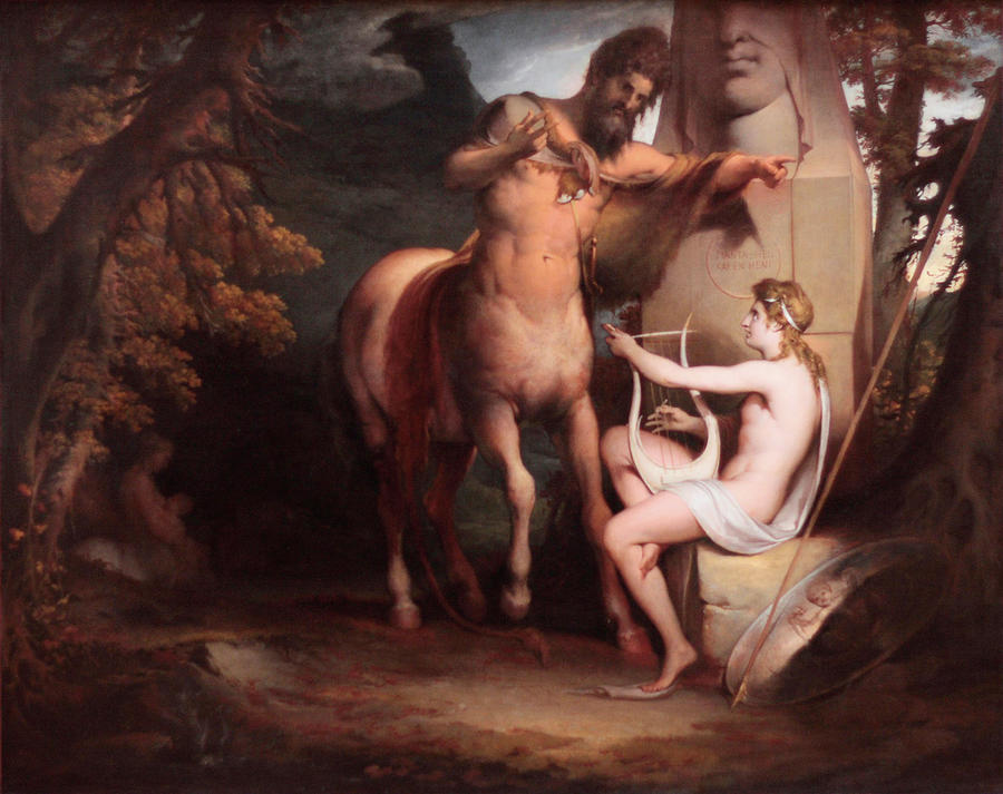 The Education of Achilles #5 Painting by James Barry