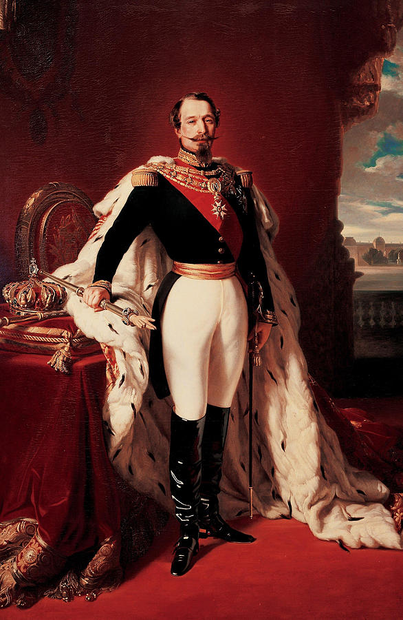 The Emperor Napoleon III #3 Painting by Franz Xaver Winterhalter - Fine ...