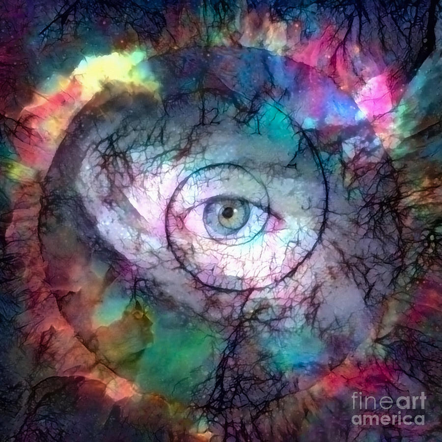 The eye of Eternity #3 Digital Art by Bruce Rolff