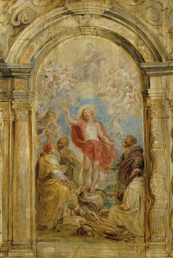 The Glorification of the Eucharist Painting by Peter Paul Rubens - Fine