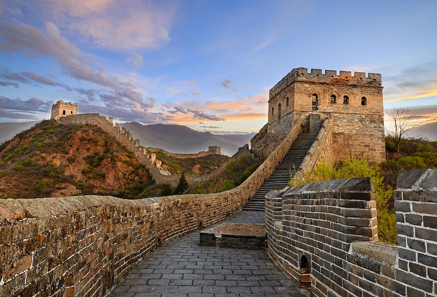 The great wall of China #3 Photograph by Bjdlzx