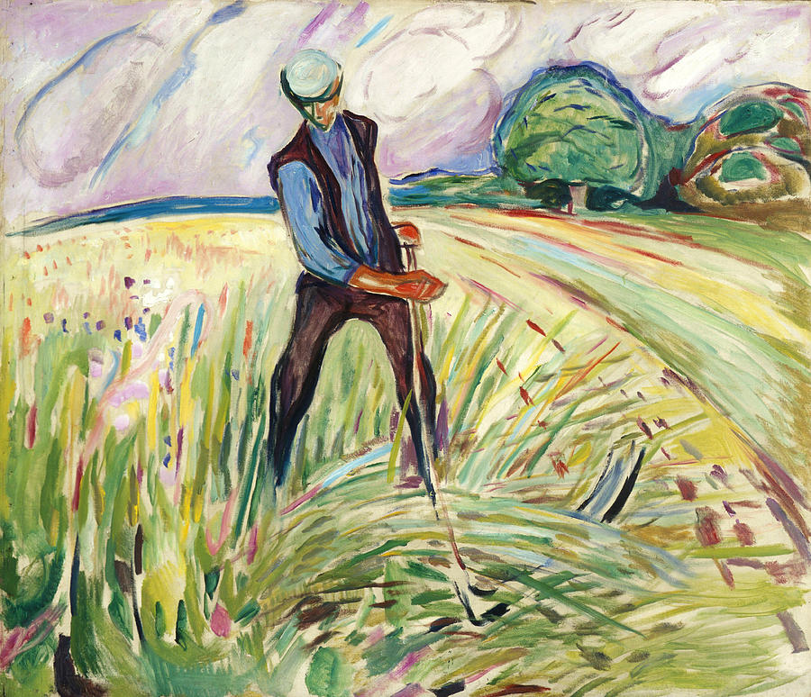 Edvard Munch Painting - The Haymaker  #3 by Edvard Munch
