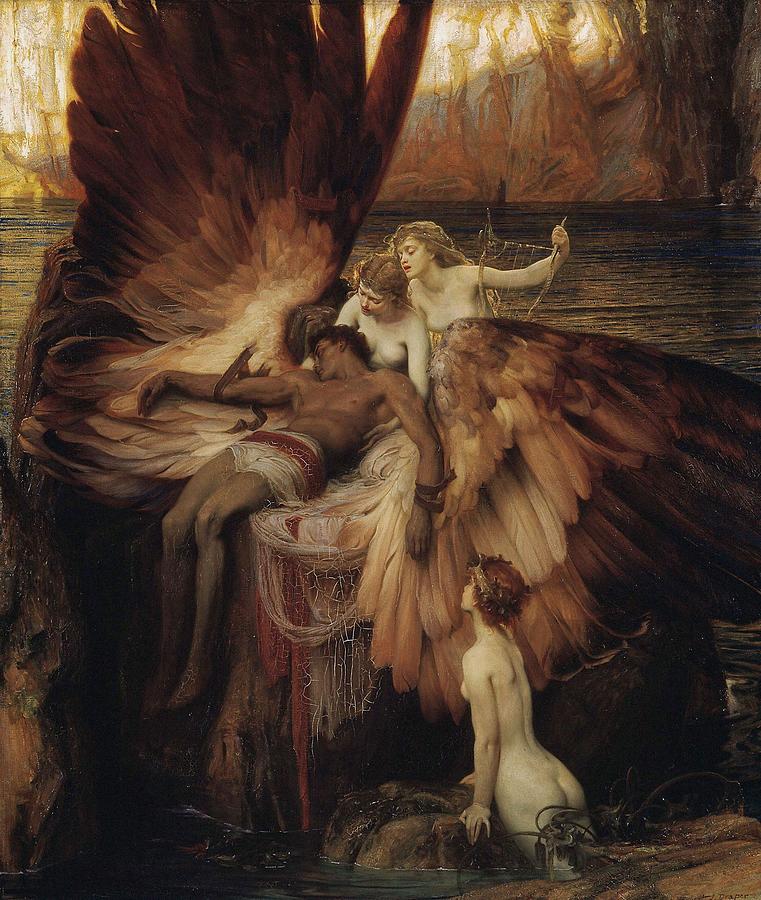 The Lament for Icarus #3 Painting by Herbert James Draper