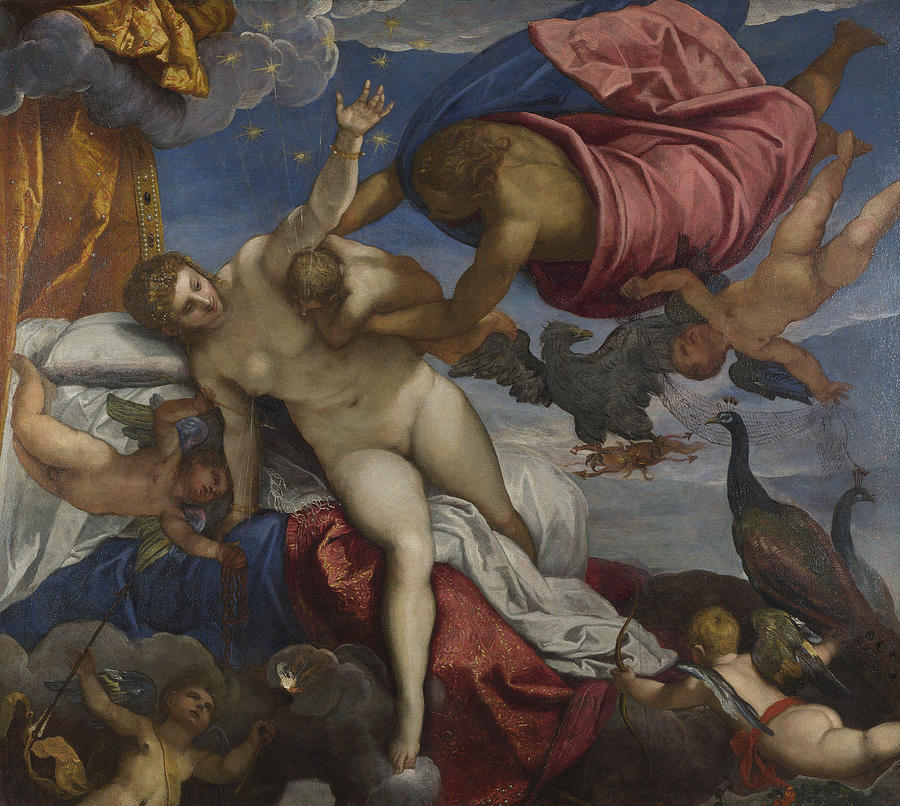 Tintoretto Painting - The Origin of the Milky Way  #3 by Tintoretto