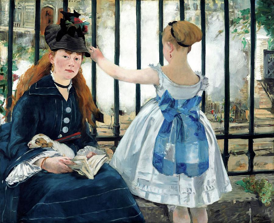 Paris Painting - The Railway #3 by Edouard Manet