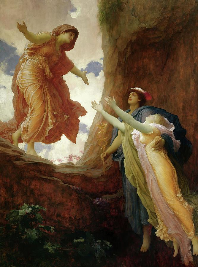The Return of Persephone #3 Painting by Frederic Leighton