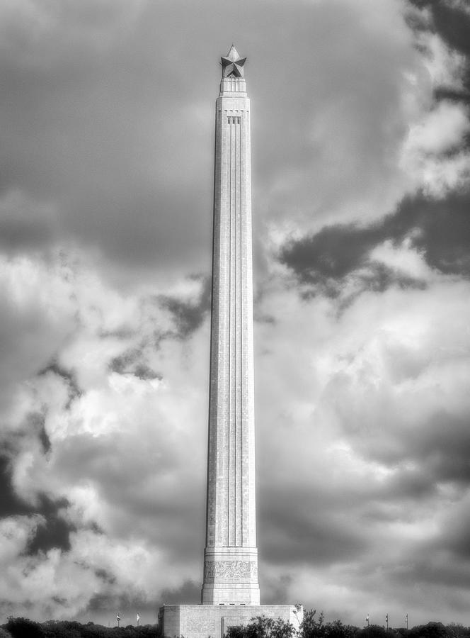 Black And White Photograph - The San Jacinto Monument #3 by Mountain Dreams