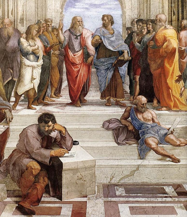 The School of Athens Painting by Raphael