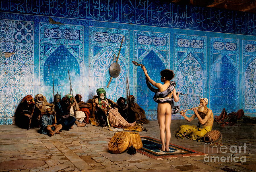 The Snake Charmer #3 Painting by Jean-Leon Gerome