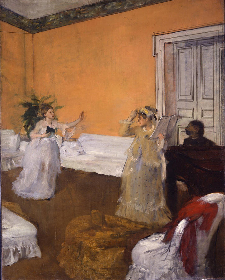 Edgar Degas Painting - The Song Rehearsal  #3 by Edgar Degas