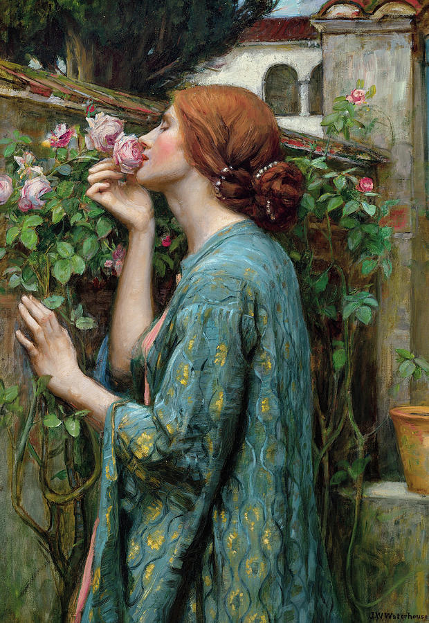 The Soul of the Rose, from 1908 Painting by John William Waterhouse