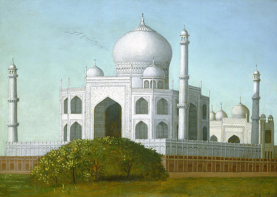 The Taj Mahal #4 Painting by Erastus Salisbury Field