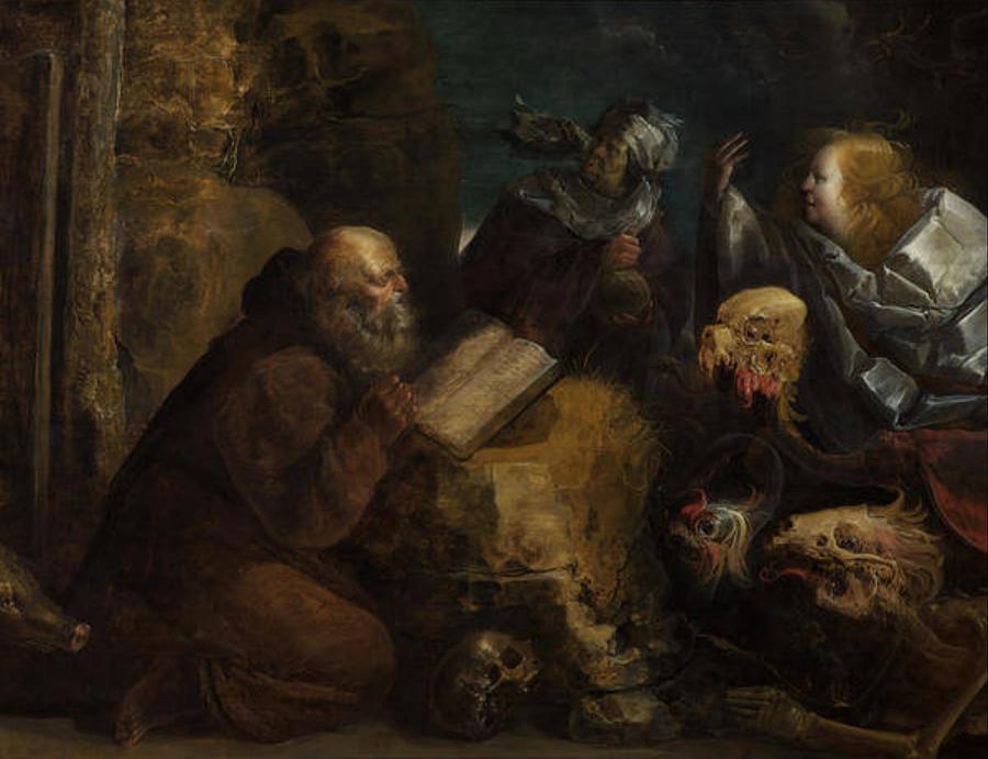 The Temptation of Saint Anthony Painting by Jan van de Venne - Fine Art ...