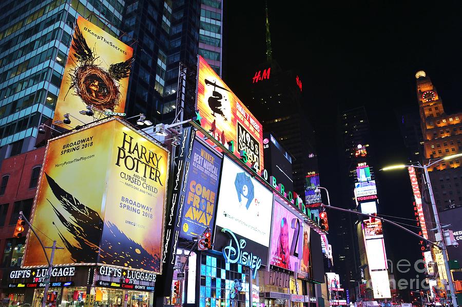Times Square Night Life Photograph