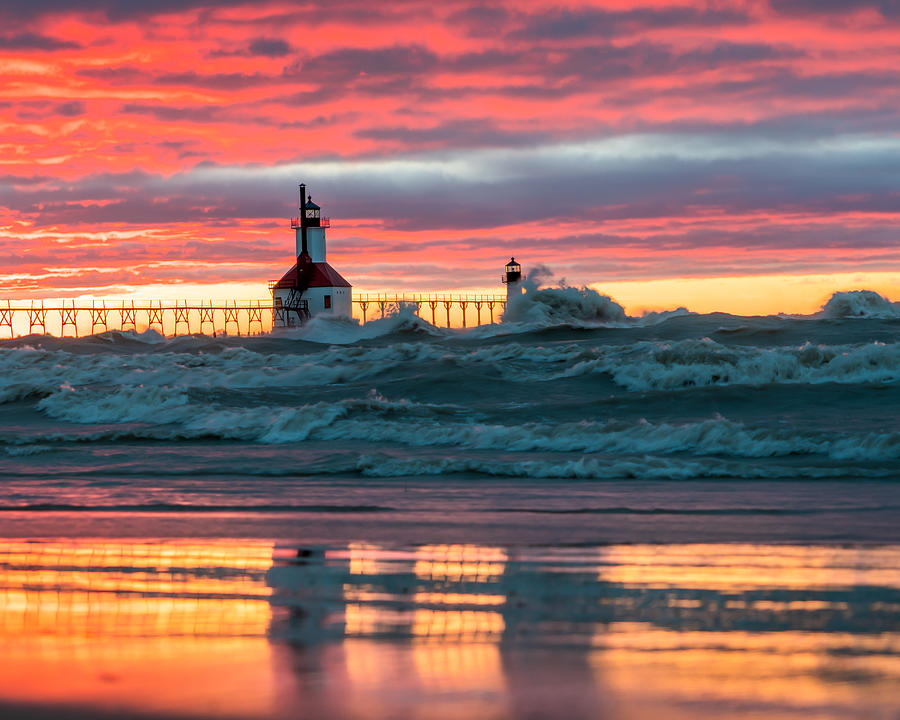 Tiscornia Park Beach St. Joseph MI Photograph by Molly Pate - Fine Art ...