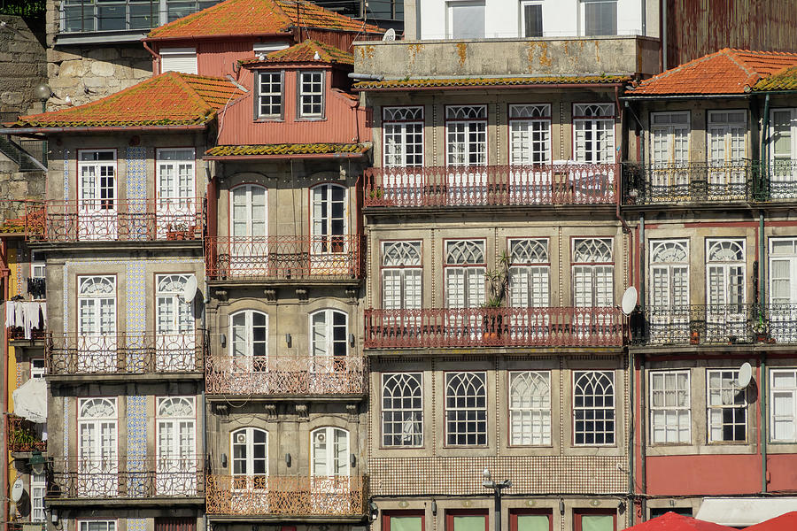 Traditional houses of Porto, Portugal #3 Photograph by Mikhail Kokhanchikov