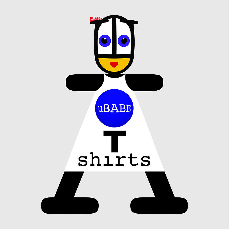 uBABE T-shirts #3 Digital Art by Ubabe Style