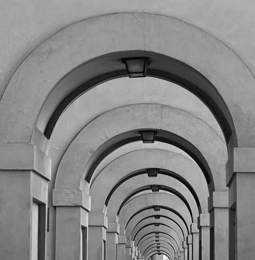 Architecture Photograph - Under The Arches #3 by Dave Mills