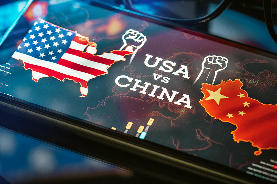 USA against China Trade War and Sanctions #3 Photograph by Da-kuk