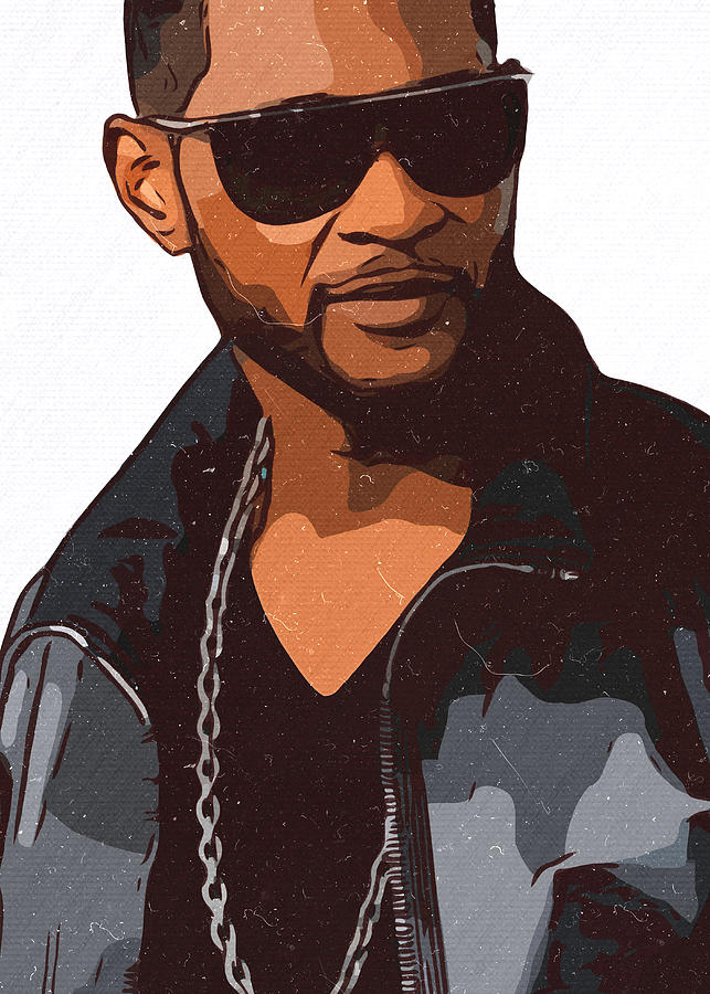 Usher Artwork Painting by New Art