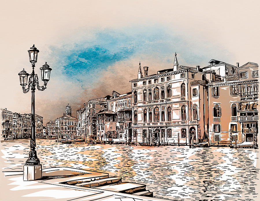 Venice, #3 Digital Art by Andrzej Szczerski
