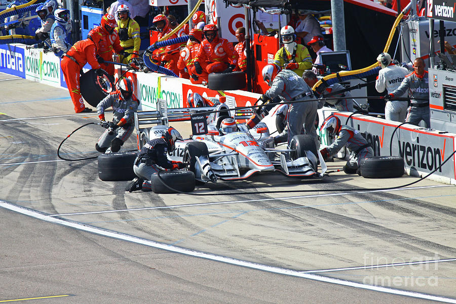 Will Power, Verizon IndyCar Series Iowa Corn Indy 300 Photograph by Pete Klinger