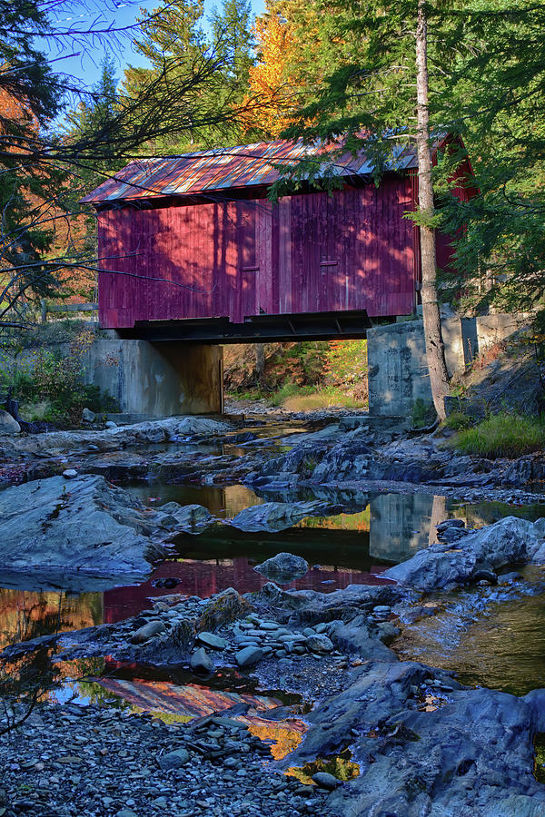 Vermonts Mosely Covered Bridge Photograph